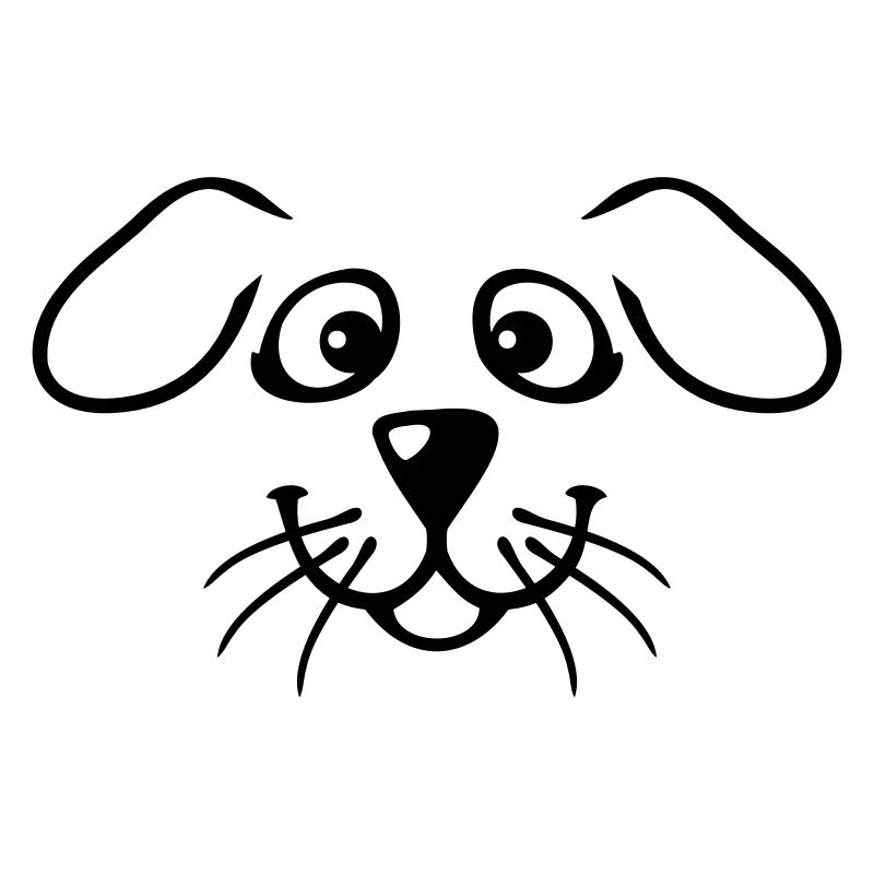 Visage de chien Petit Tête d’animal de compagnie Mignon