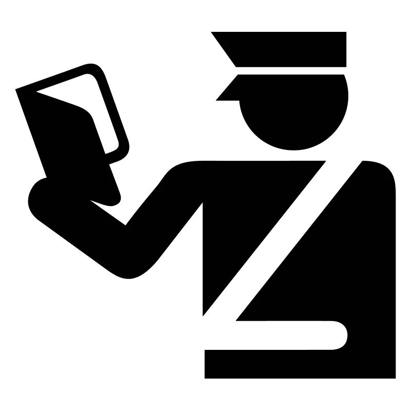 Polizist Strafzettel Geschenkidee Hut