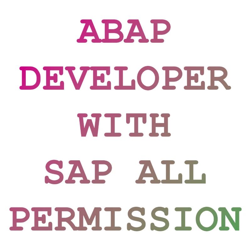ABAP SAP Developer! Geschenkidee