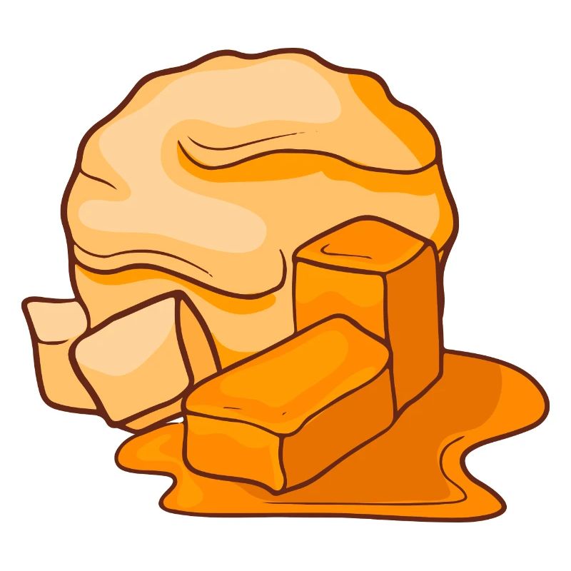 Karamell Eis Speiseeis Eiskrem Eiscreme Kugeleis