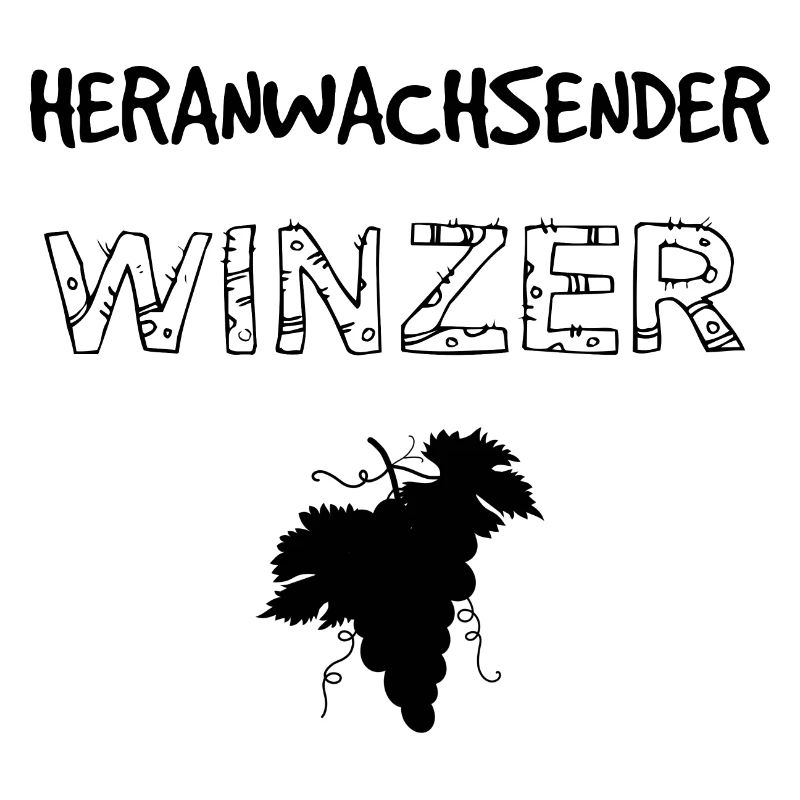 Heranwachsender Winzer