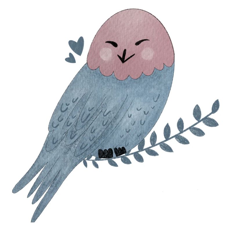 Schneeeule Illustration