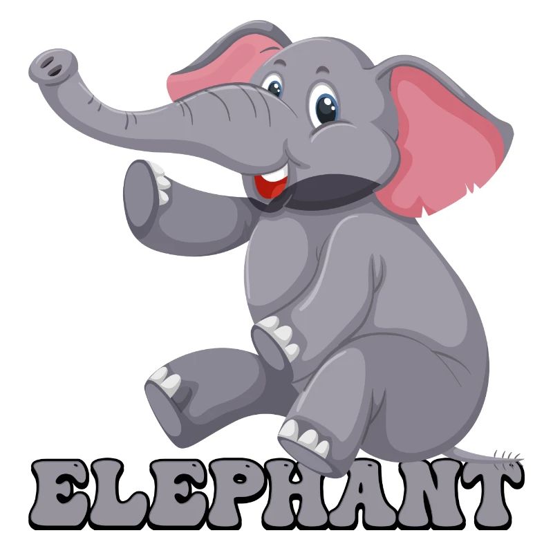 Verspielte Elefantenparade