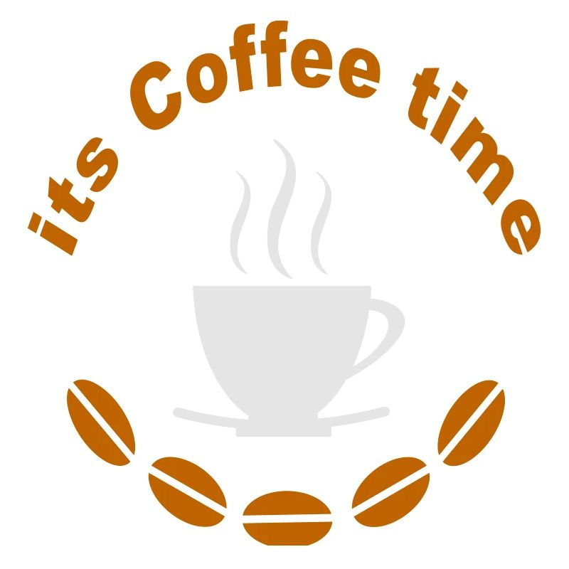 Coffee cup and coffee beans