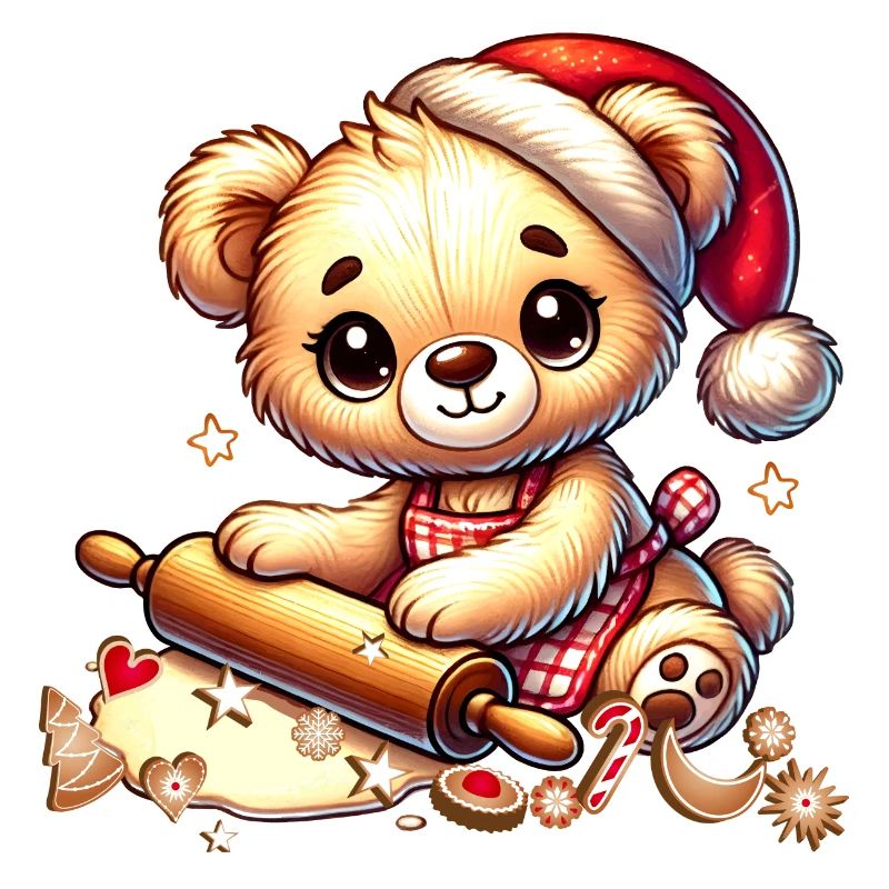 Cuisson de Noël Teddy – Douce joie festive
