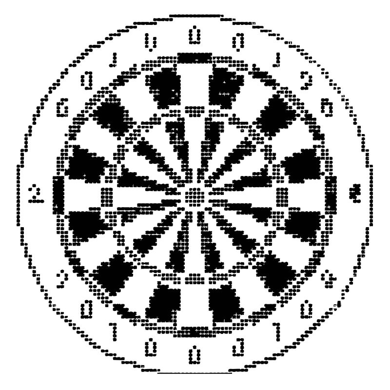 Jeu de fléchettes Pixel Graphique