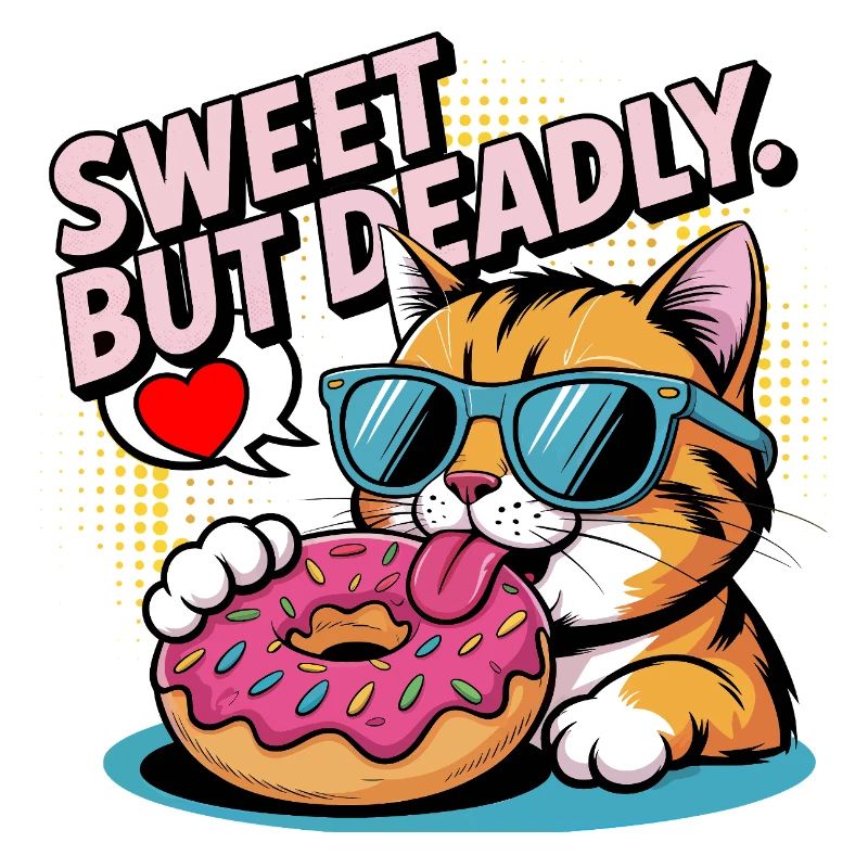 Conception de beignets pour chat doux mais mortel