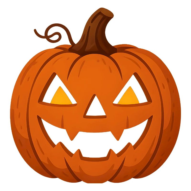 Citrouille Helloween avec visage effrayant