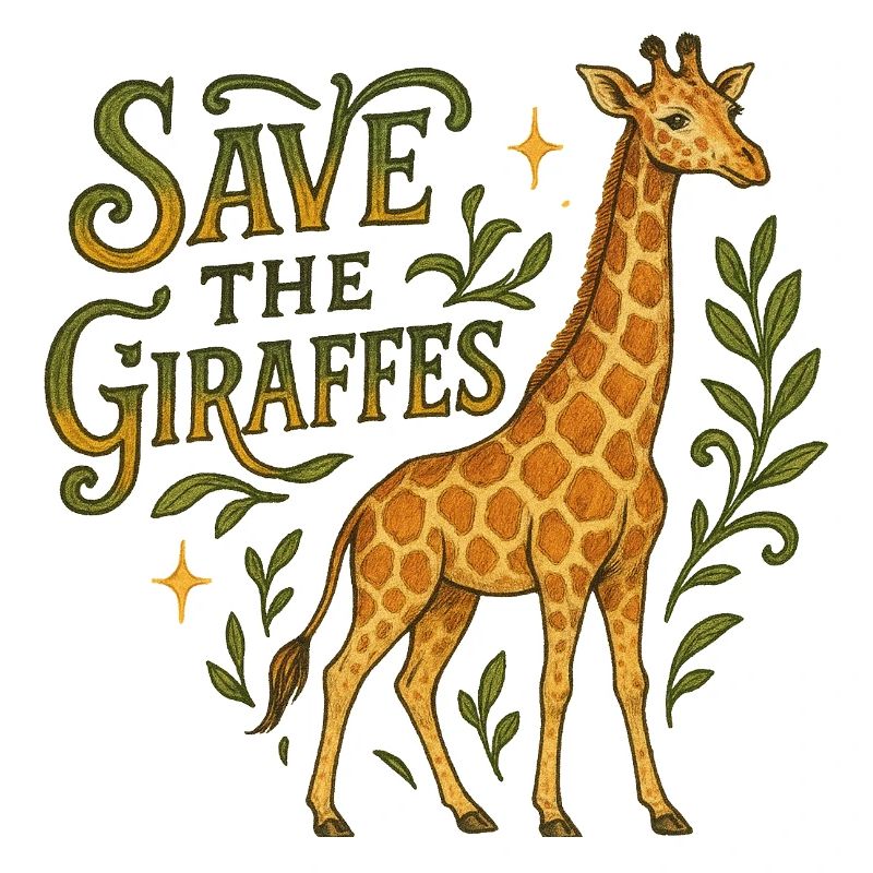 Conception de la conservation des girafes