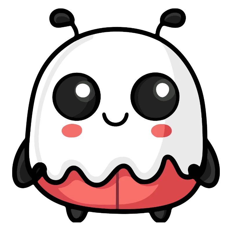 Ladybug Halloween Ghost