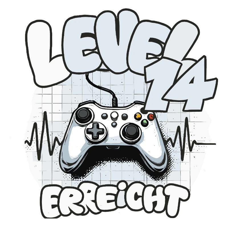 Level 14 Reached Controller Joypad Heartbeat