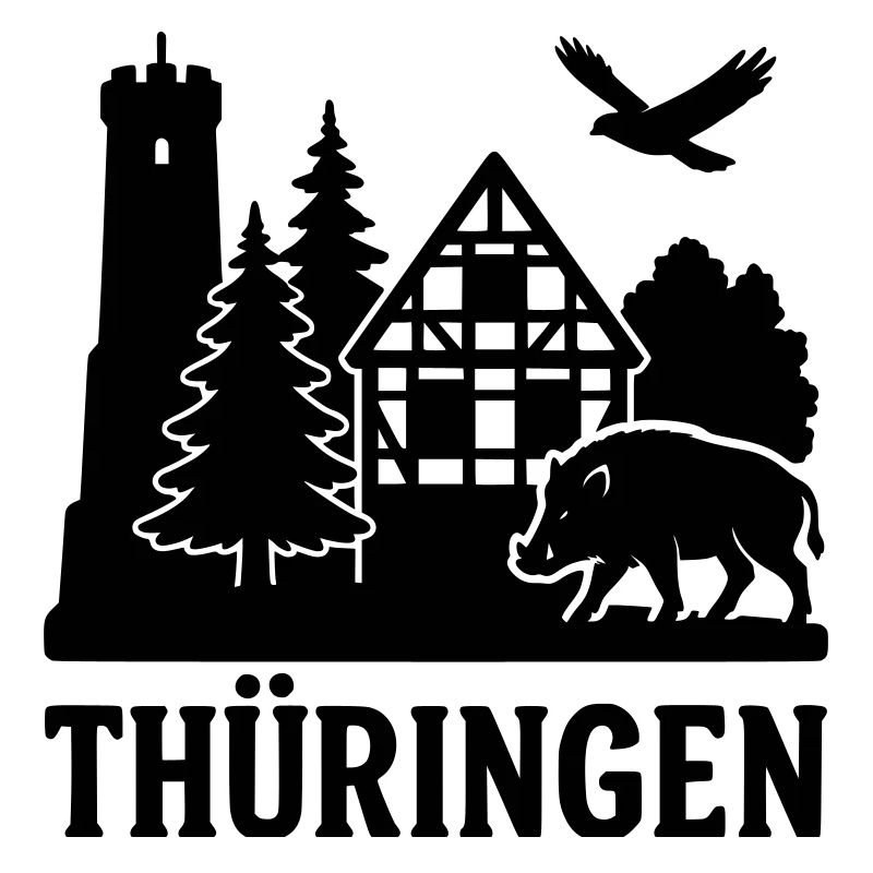 Silhouette Thuringe