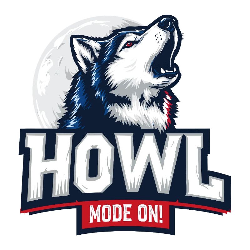 Mode Howl activé - Design Husky avec Lune