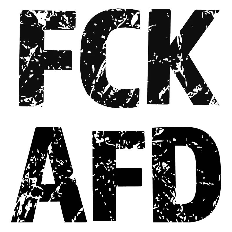 FCK AFD Bold Text Graphic