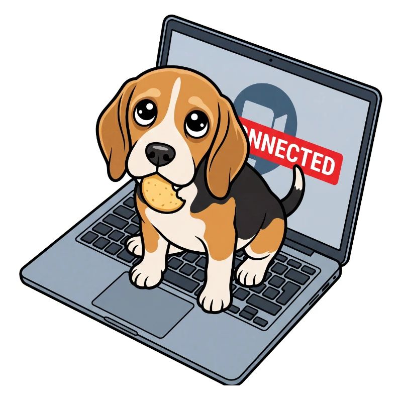 Beagle vs. Home-Office: Das Meeting ist vorbei!