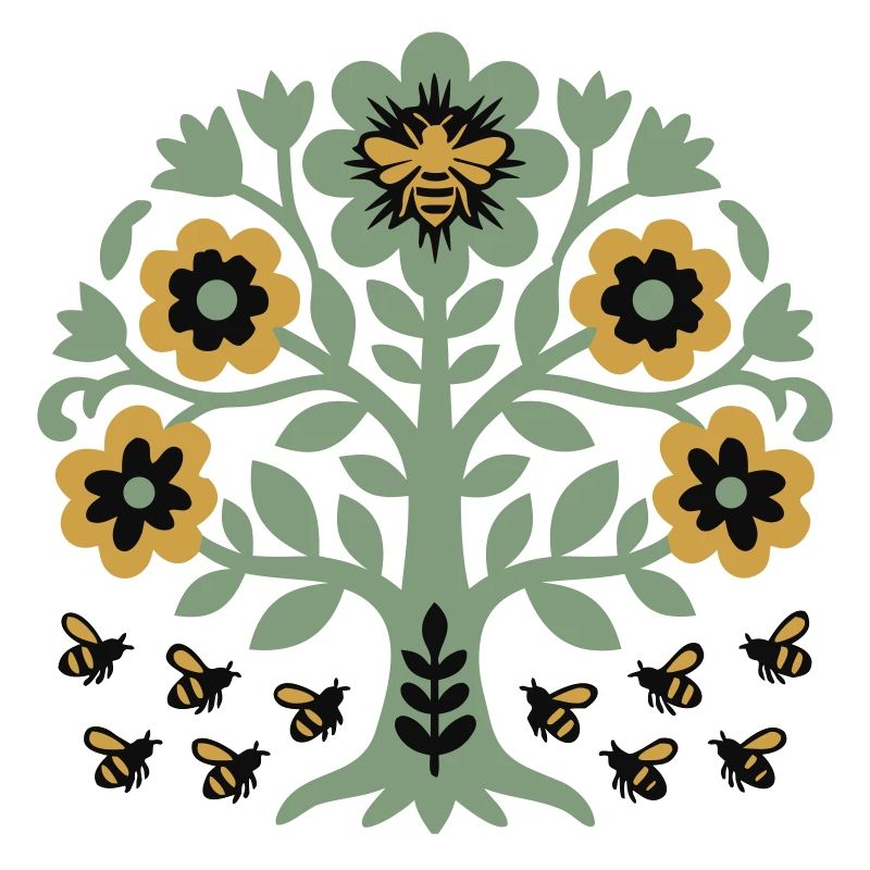 Lebensbaum Bienen Imker Naturschutz Cottagecore