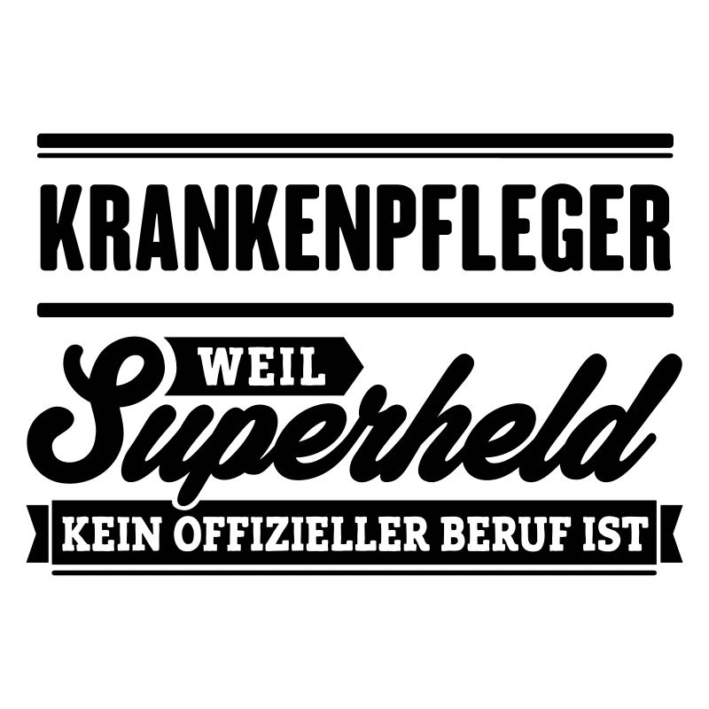 Superheld Krankenpfleger