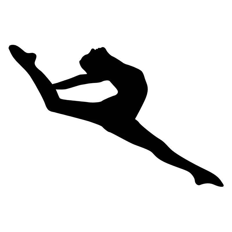 Vector Ballet dancer Silhouette