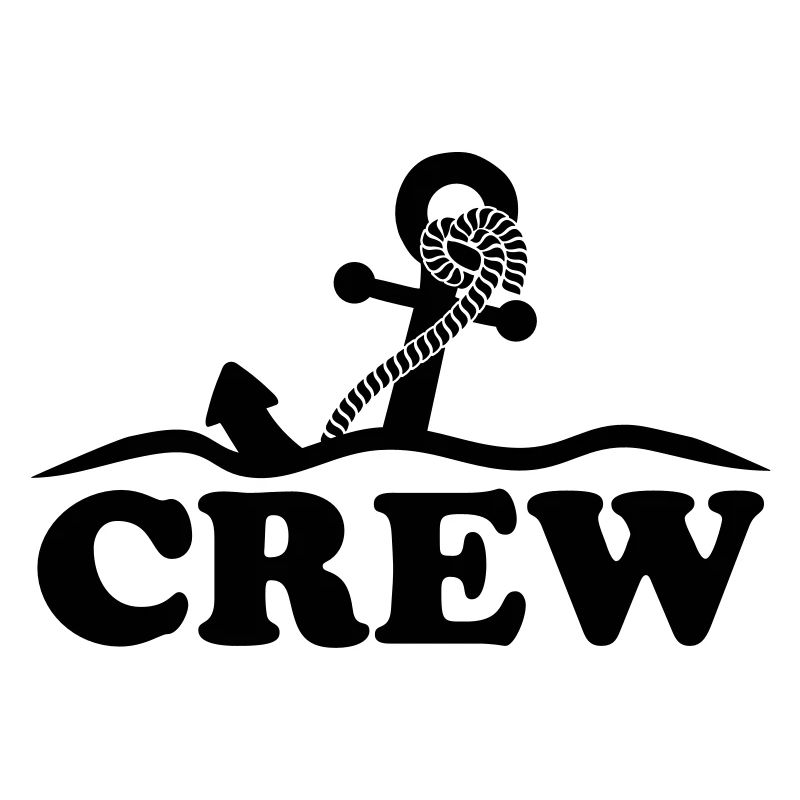 Anchor under water waves crew design
