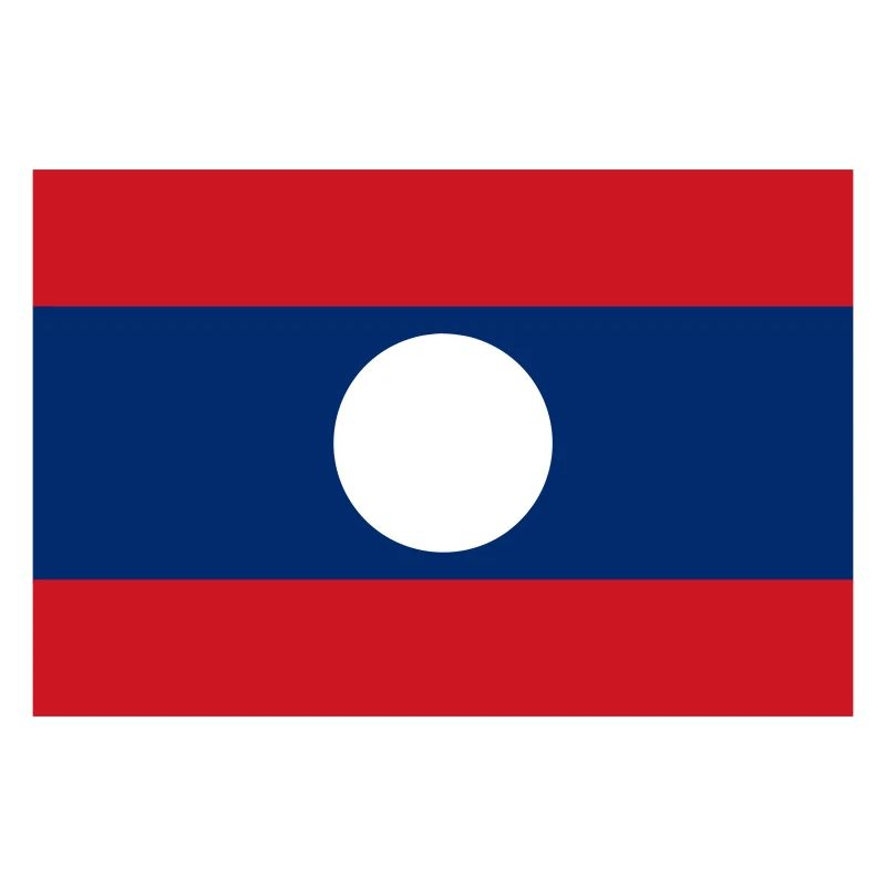 Laos flag / Drapeau Laos