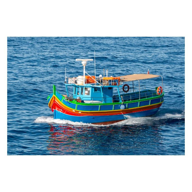 Bateau de pêche traditionnel de Malte Luzzu