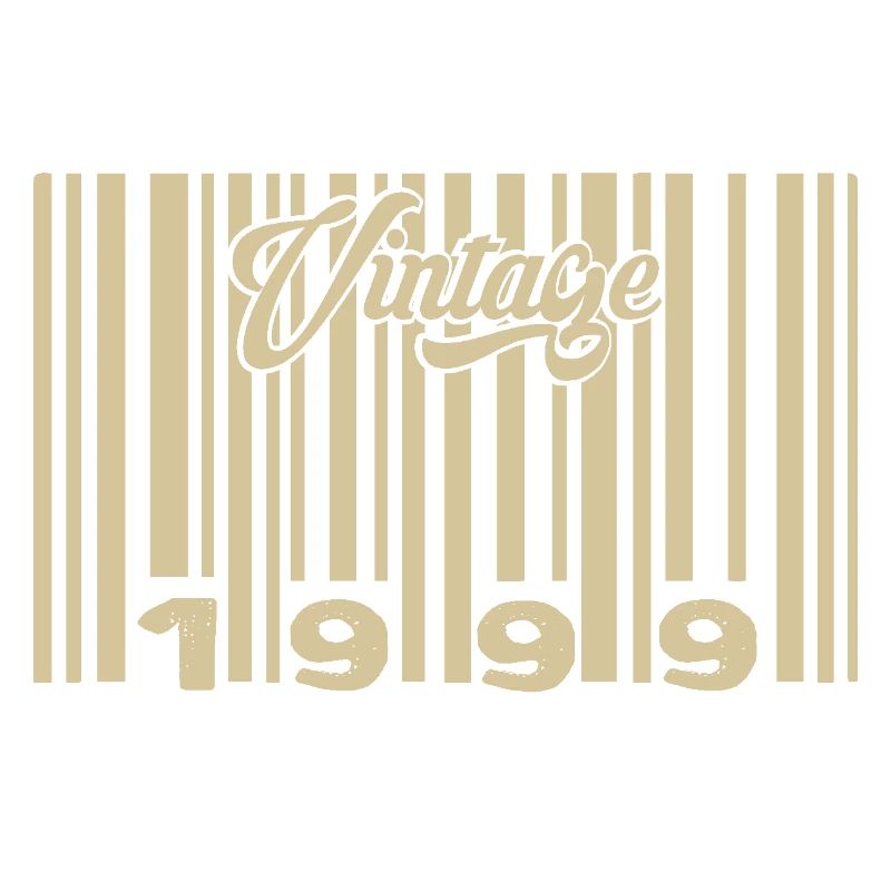 Vintage 1999 Barcode 1999: Year 2025.