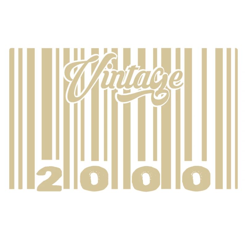 Vintage 2000 Barcode 2000: Year 2025.