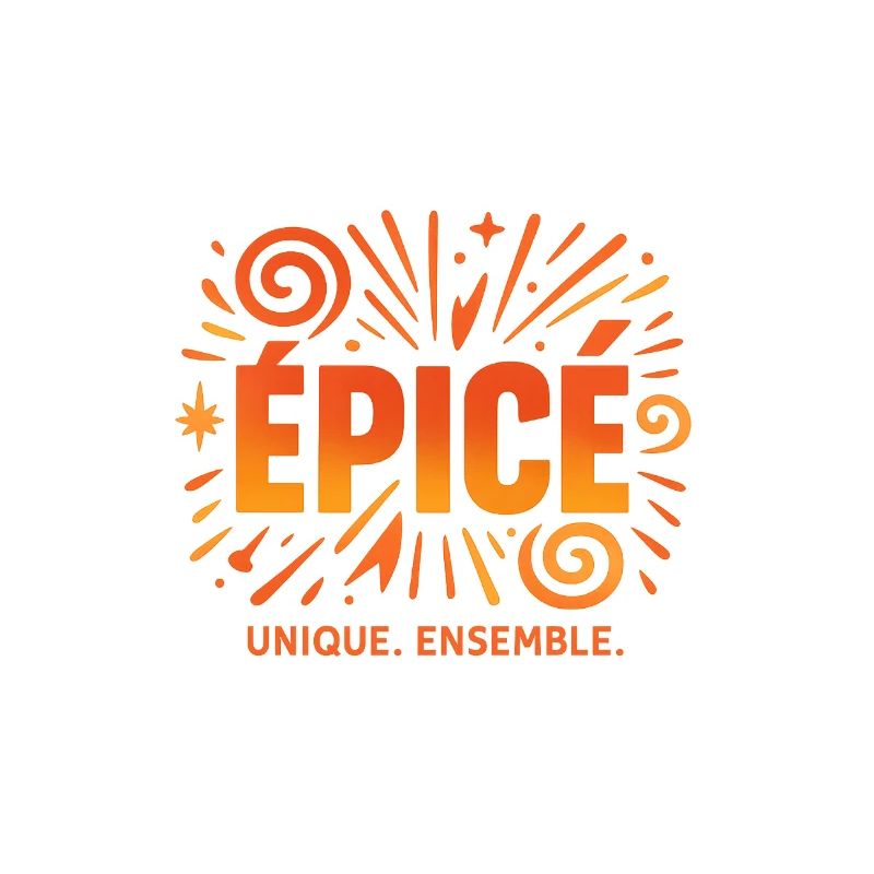 Logo Épicé unique Ensemble