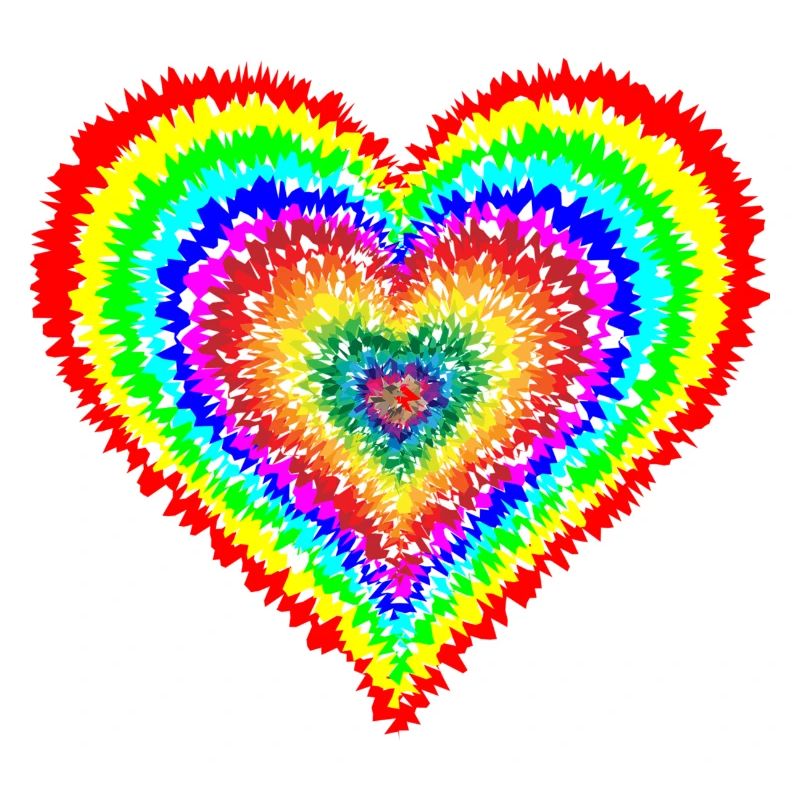 Rainbow Heart