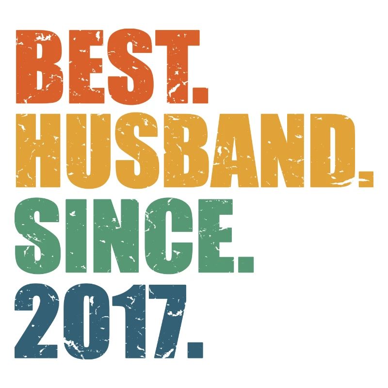Best Husband Since 2017, 6 Years Anniversary Gift