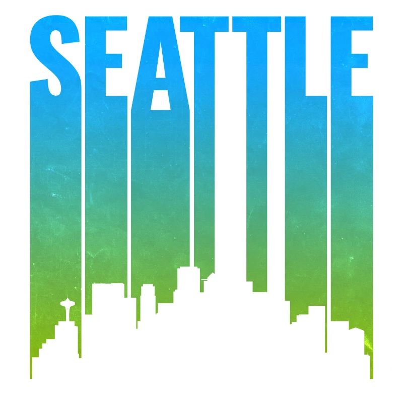 Seattle Neon Skyline Art Print