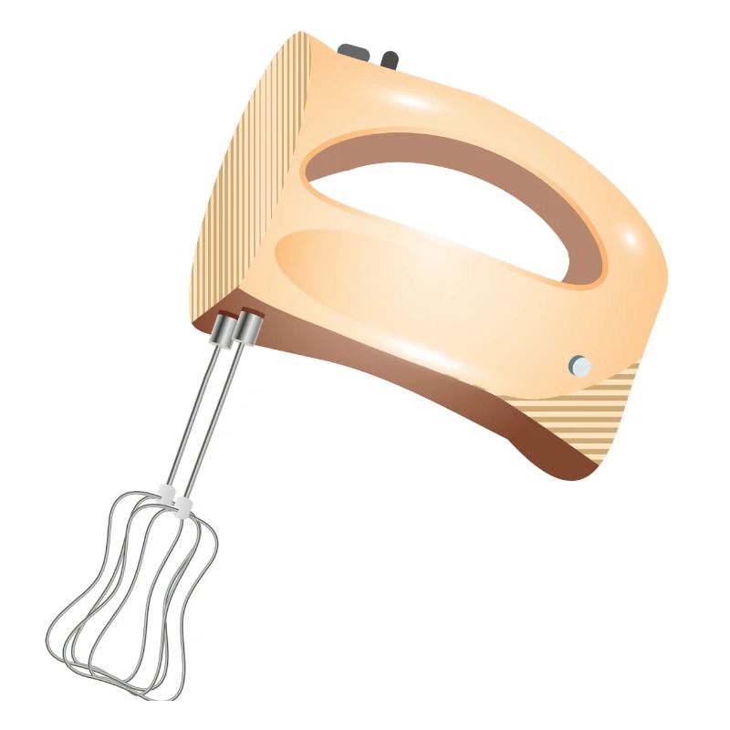 Hand mixer in subtle colours