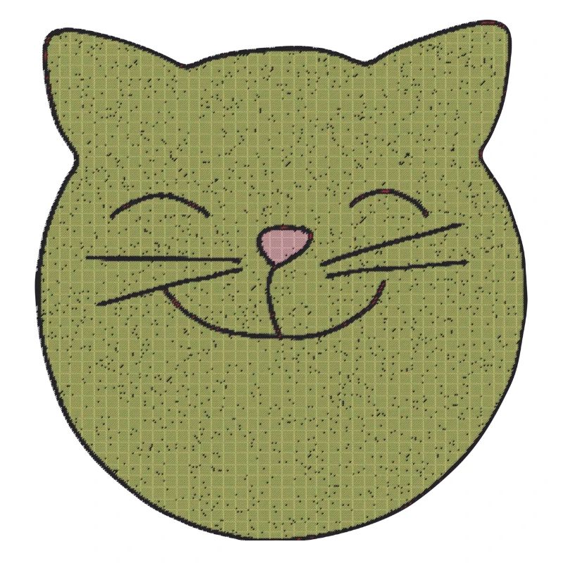 Cat laughs