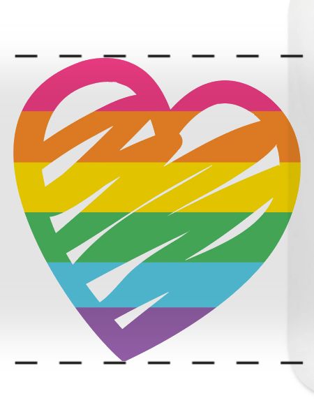 LGBTQ-Regenbogenherz
