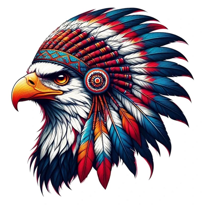 American Indian Eagle American Red Skins