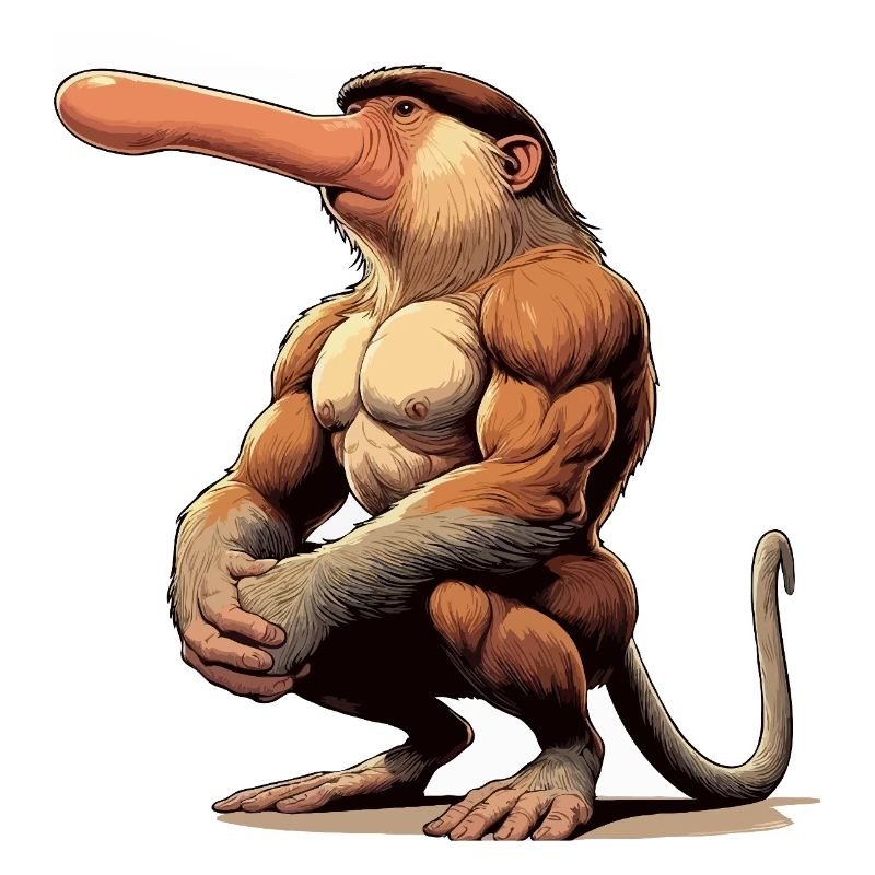 Trompe singe coriace