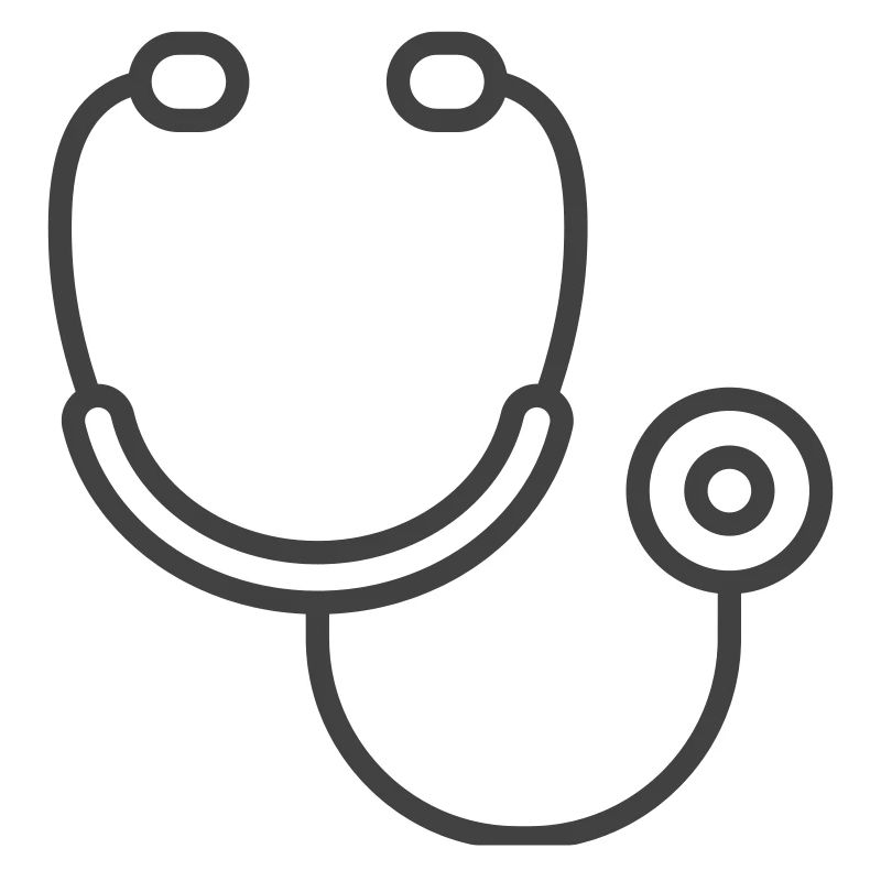 Medical Stethoscope logo icon