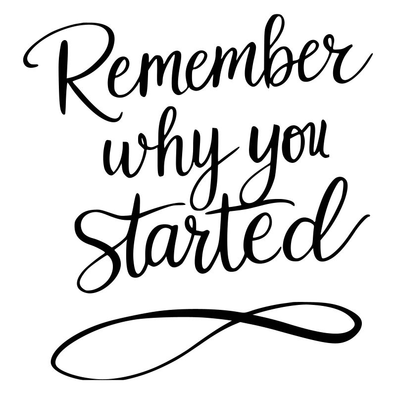 Typographie : Rappelez-vous pourquoi vous avez commencé - Motivation