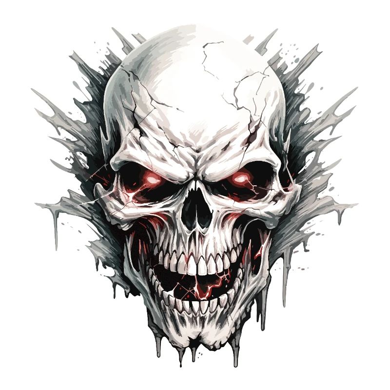 skull skeleton motorcycle biker gang