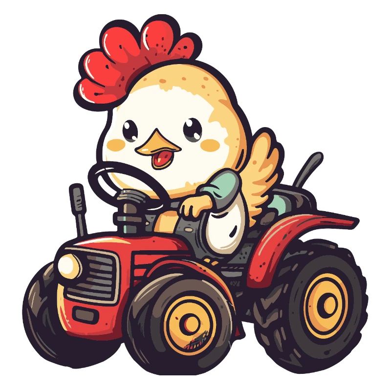 Huhn Traktor Farmer