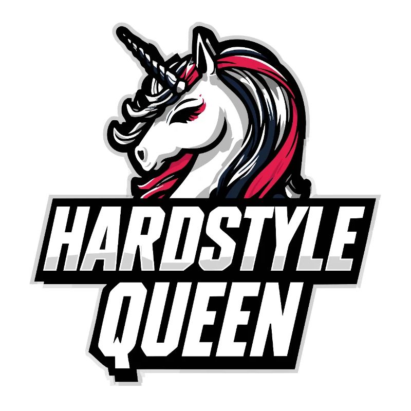 Hardstyle Queen Unicorn Design