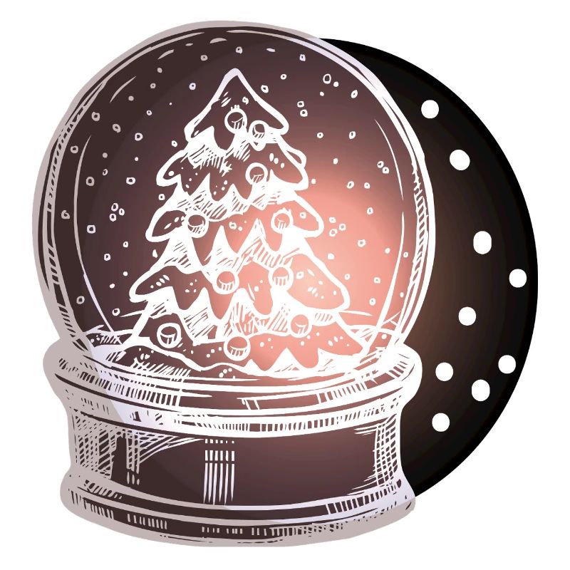 Snow Globe Christmas Tree
