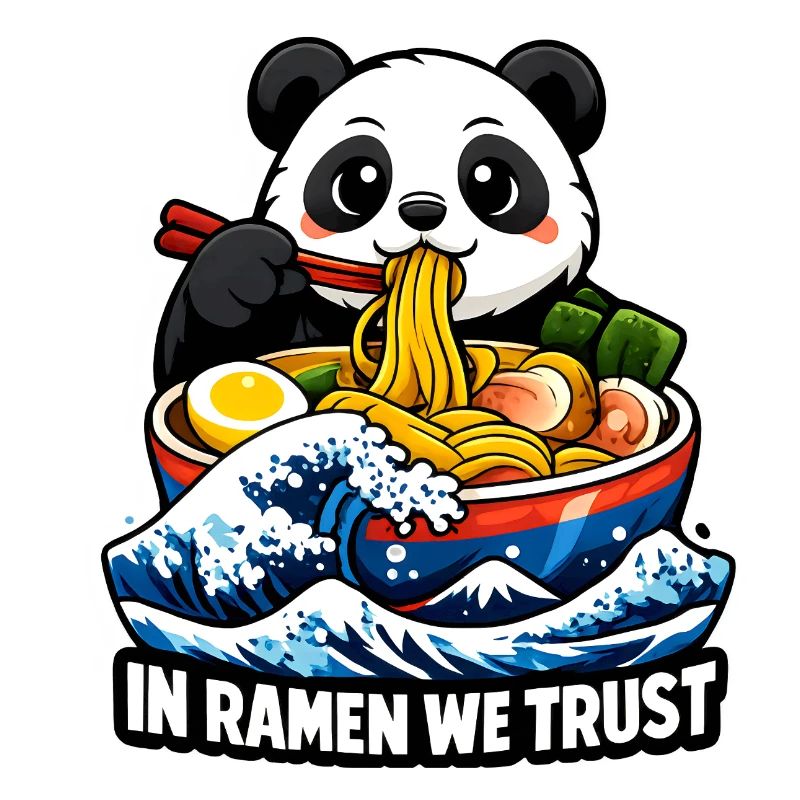 Panda In Ramen We Trust