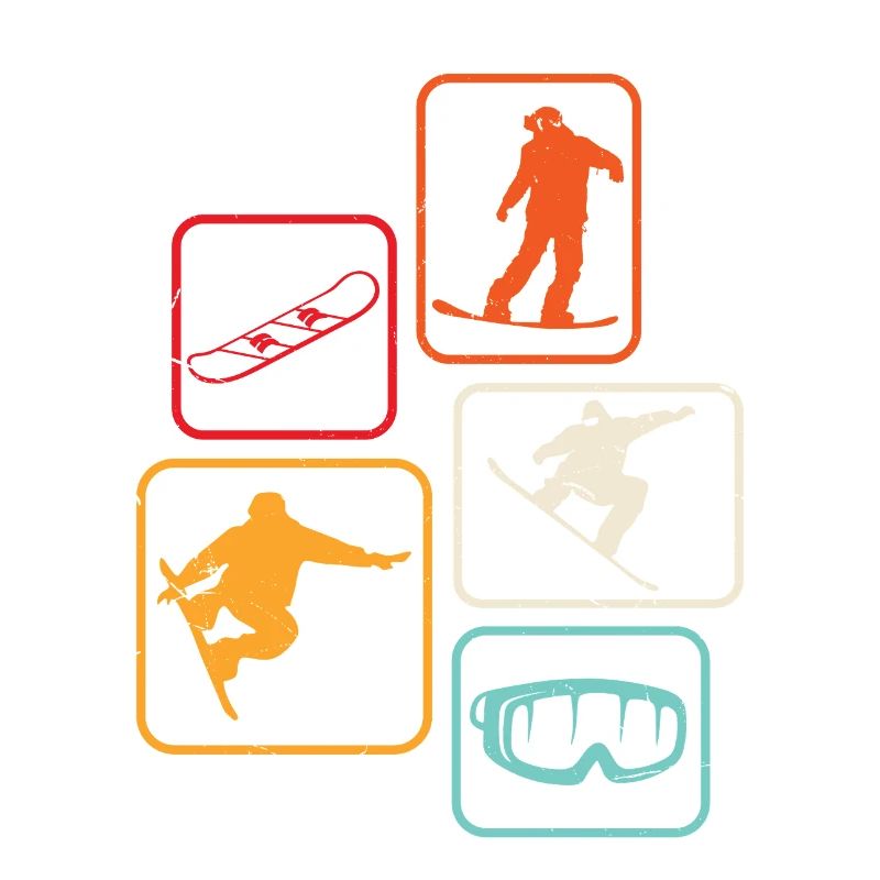 Snowboard rétro Snowboard Ski