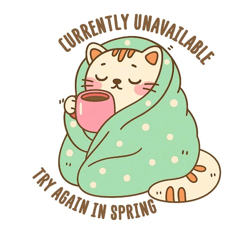 Kätzchen in einer Decke mit einer Tasse Kakao