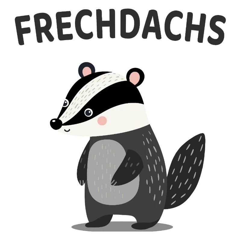 Frechdachs Lustiger Dachs Spruch