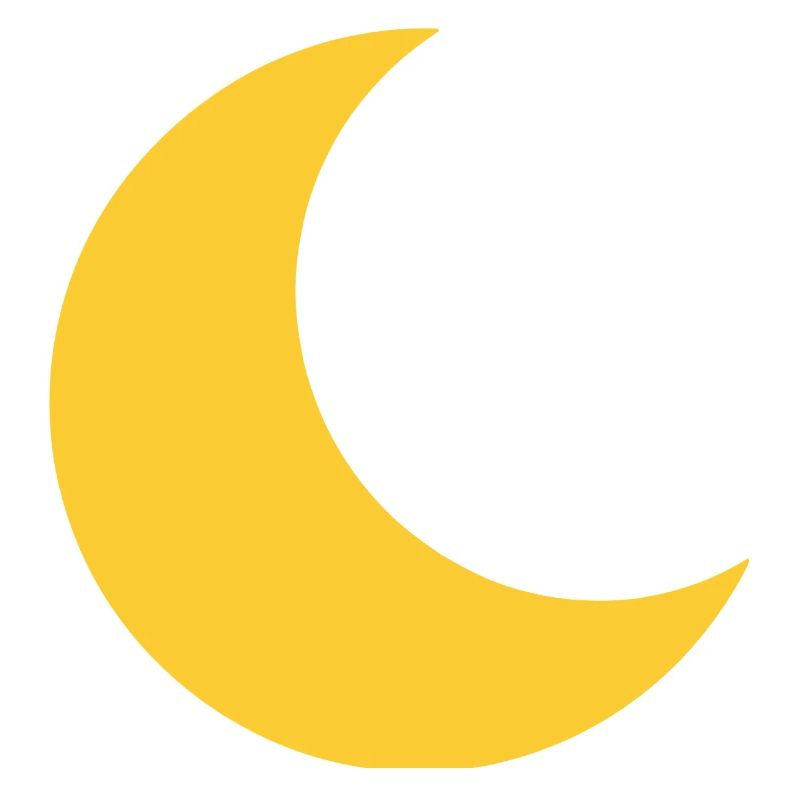 Silhouette de la Lune Jaune
