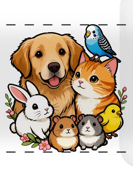 Bunte Tierfreunde 🐶🐱🐰🐹🐥🦜