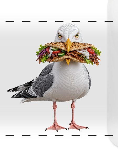 Silbermoewe-mit-Doener Möwe