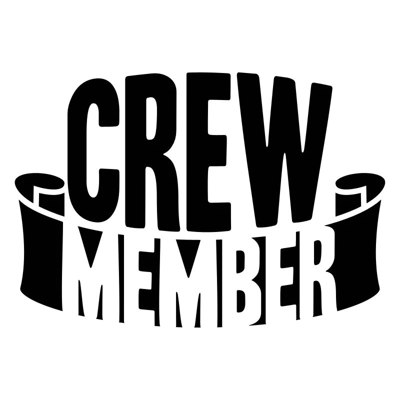 Cool Crew Member Banner Logo